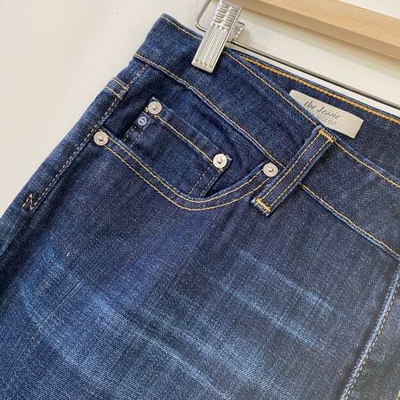 AG Adriano Goldshmied The Jessie Curvy Boot Cut Navy Blue 31 - Picture 7 of 15